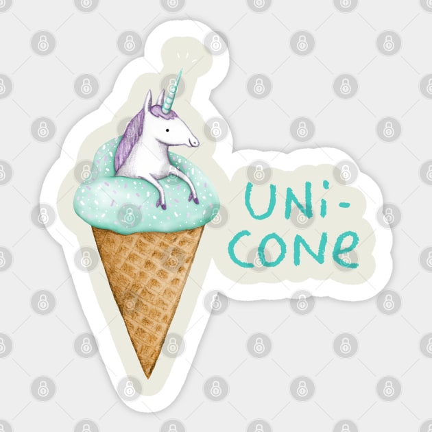 Unicone Sticker by Sophie Corrigan